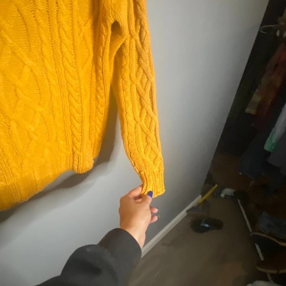 Vintage Princeton Club 100% cotton Cable Knit Sweater Small - Picture 5 of 6